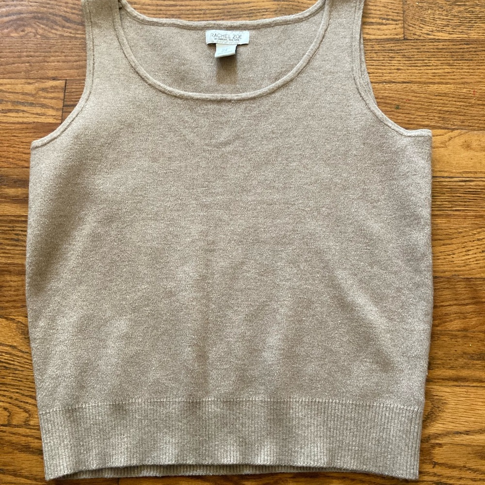 Rachel Zoe Tan Knit Top